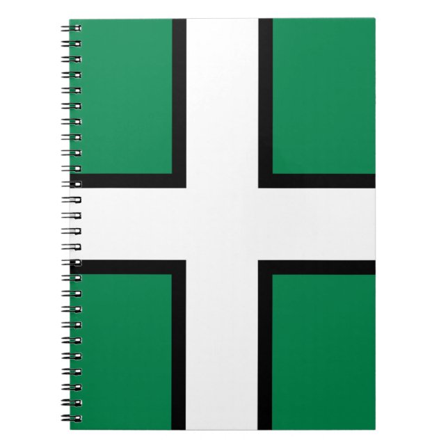 Cuaderno Bandera de Devon (condado del Reino Unido) (Frente)