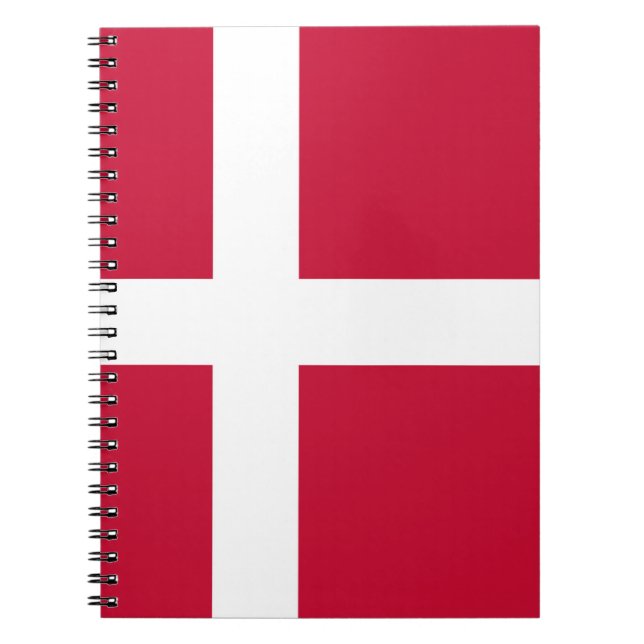 Cuaderno Bandera de Dinamarca (Frente)