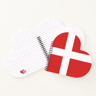 Cuaderno Bandera de Dinamarca