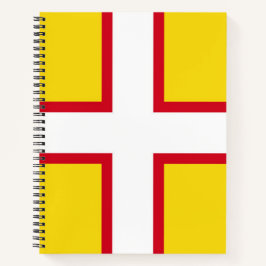 Cuaderno Bandera de Dorset (condado del Reino Unido)