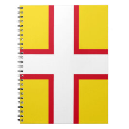 Cuaderno Bandera de Dorset (condado del Reino Unido)