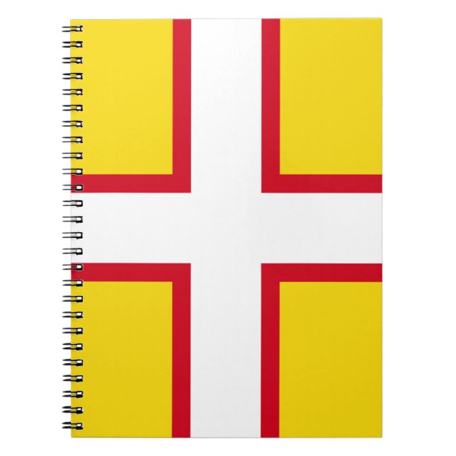 Cuaderno Bandera de Dorset (condado del Reino Unido) (Frente)