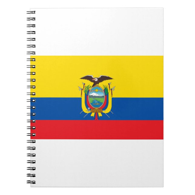 Cuaderno Bandera de Ecuador (Frente)