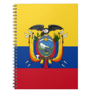 Cuaderno Bandera de Ecuador