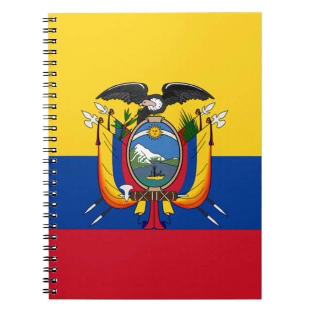 Cuaderno Bandera de Ecuador (Frente)