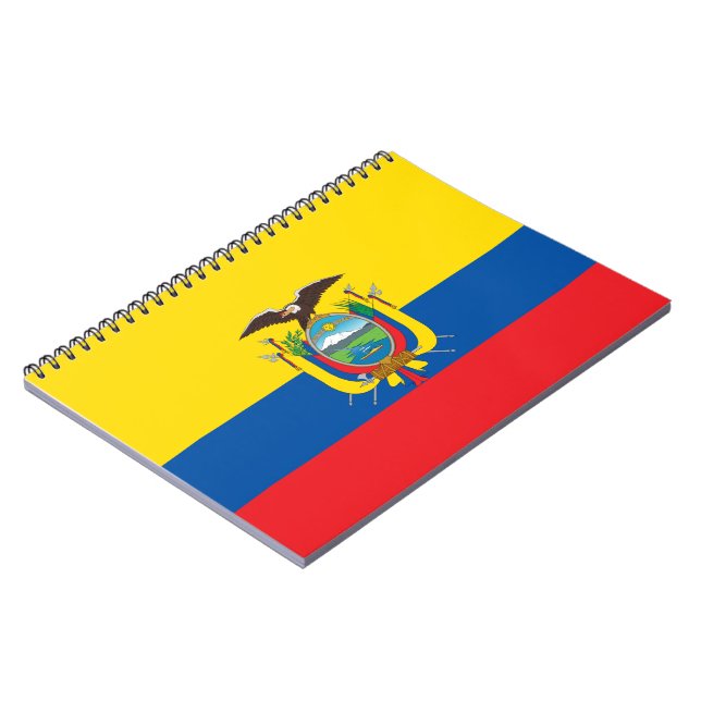 Cuaderno Bandera de Ecuador (Lado Izquierdo)