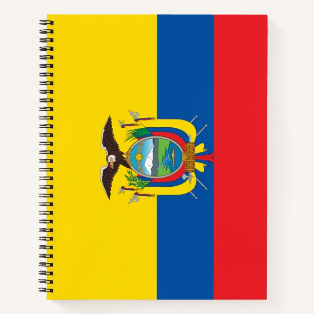 Cuaderno Bandera de Ecuador (Anverso)