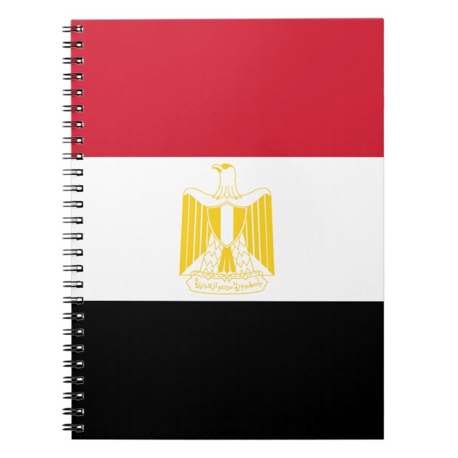 Cuaderno Bandera de Egipto (Frente)