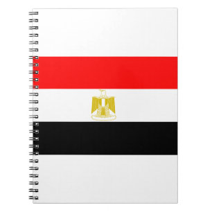 Cuaderno Bandera de Egipto