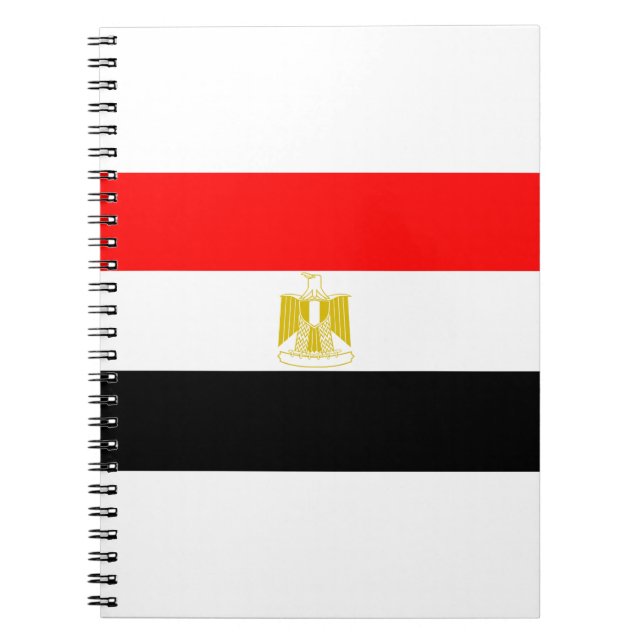 Cuaderno Bandera de Egipto (Frente)