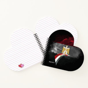 Cuaderno bandera de Egipto