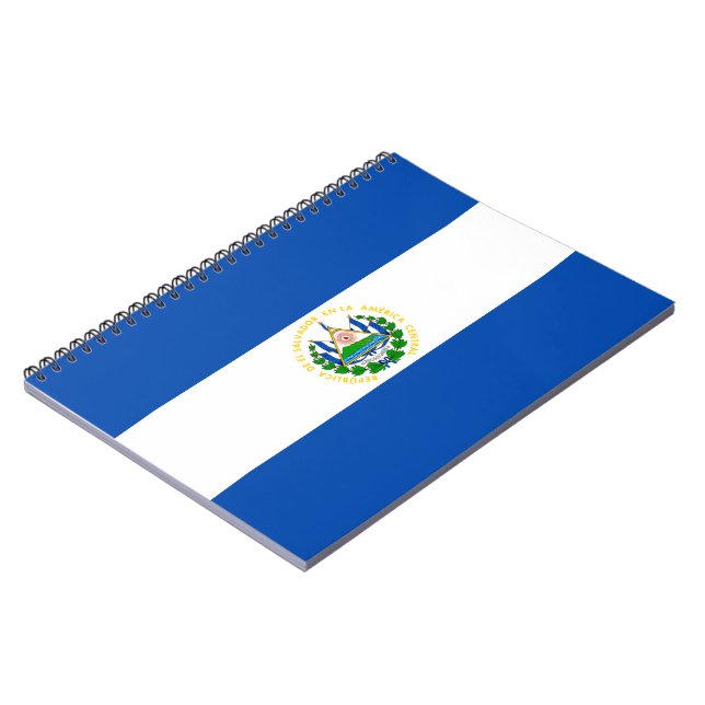 Cuaderno Bandera de El Salvador (Lado Izquierdo)