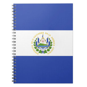 Cuaderno Bandera de El Salvador