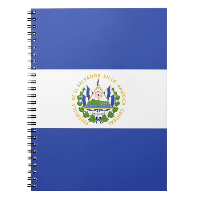 Cuaderno Bandera de El Salvador (Frente)