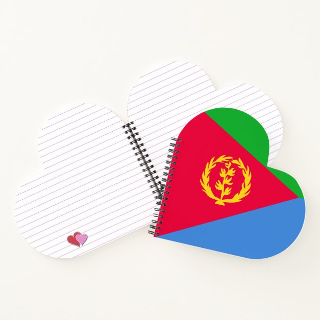 Cuaderno Bandera de Eritrea (Interior)