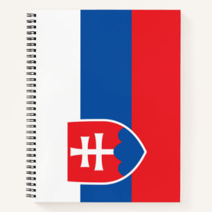 Cuaderno Bandera de Eslovaquia