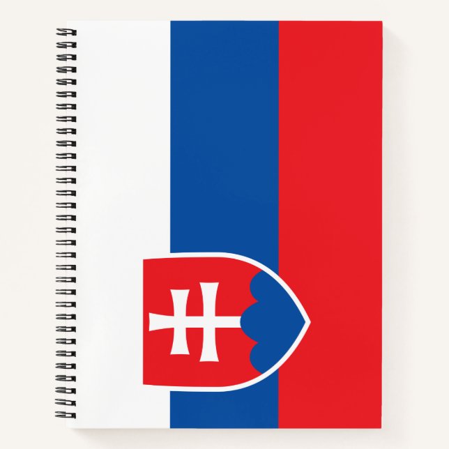 Cuaderno Bandera de Eslovaquia (Anverso)