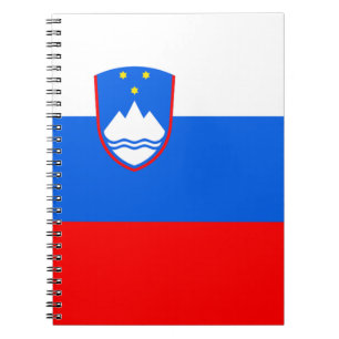 Cuaderno Bandera de Eslovenia