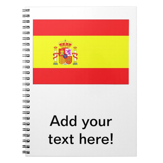 Cuaderno Bandera de España (Frente)