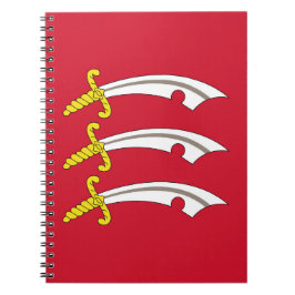 Cuaderno Bandera de Essex (condado del Reino Unido)