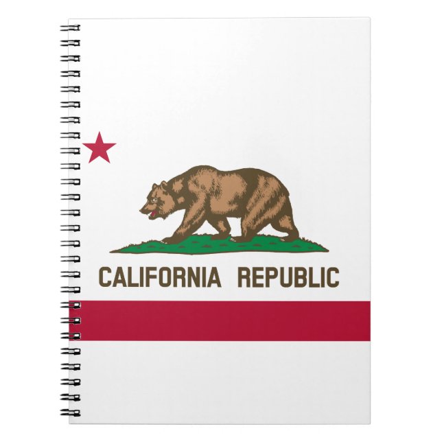 Cuaderno Bandera de estado de California (Frente)