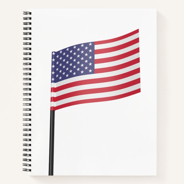 Cuaderno Bandera de Estados Unidos (Anverso)