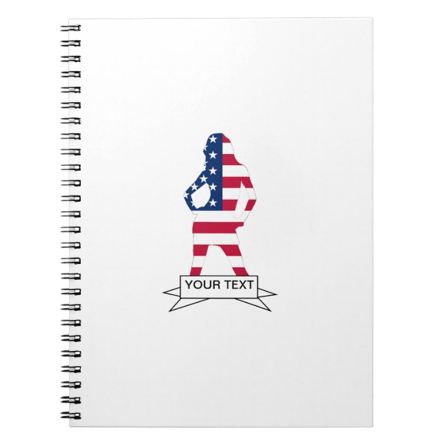 Cuaderno Bandera de Estados Unidos (Frente)