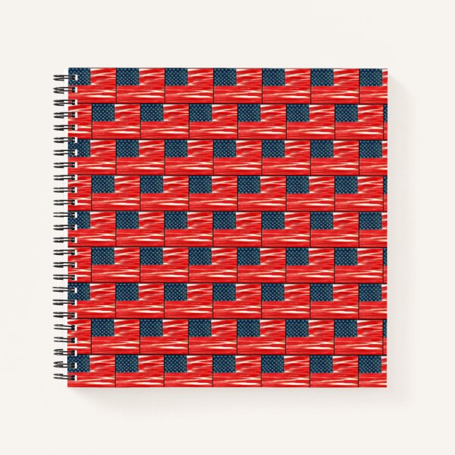 Cuaderno Bandera de Estados Unidos (Anverso)