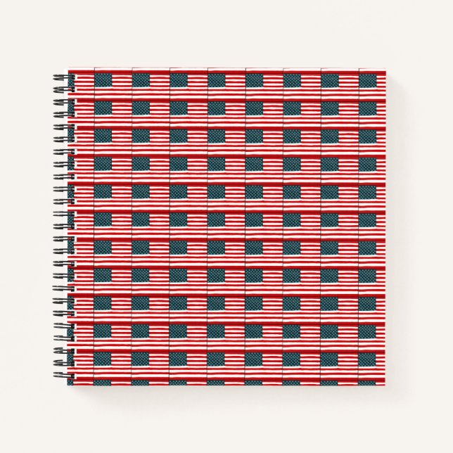Cuaderno Bandera de Estados Unidos (Anverso)