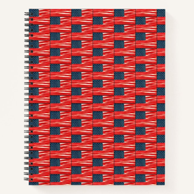 Cuaderno Bandera de Estados Unidos (Anverso)