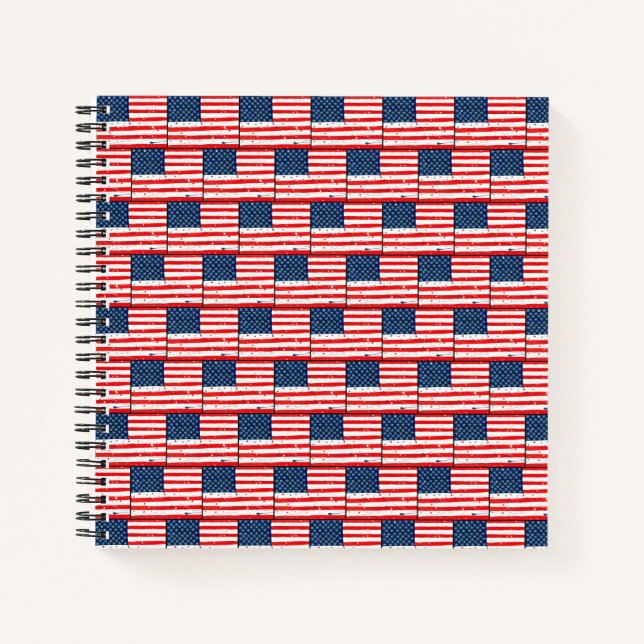 Cuaderno Bandera de Estados Unidos (Anverso)