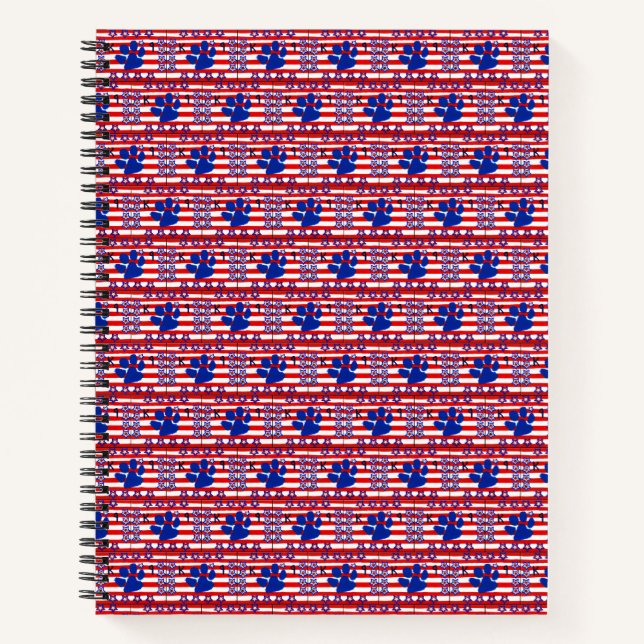 Cuaderno Bandera de Estados Unidos (Anverso)