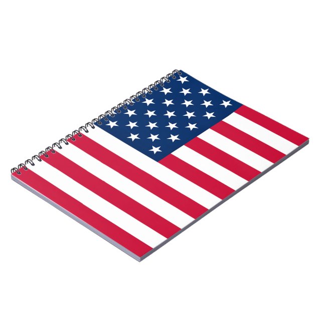 Cuaderno Bandera de Estados Unidos - Estados Unidos de Amér (Lado Izquierdo)