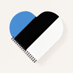 Cuaderno Bandera de Estonia