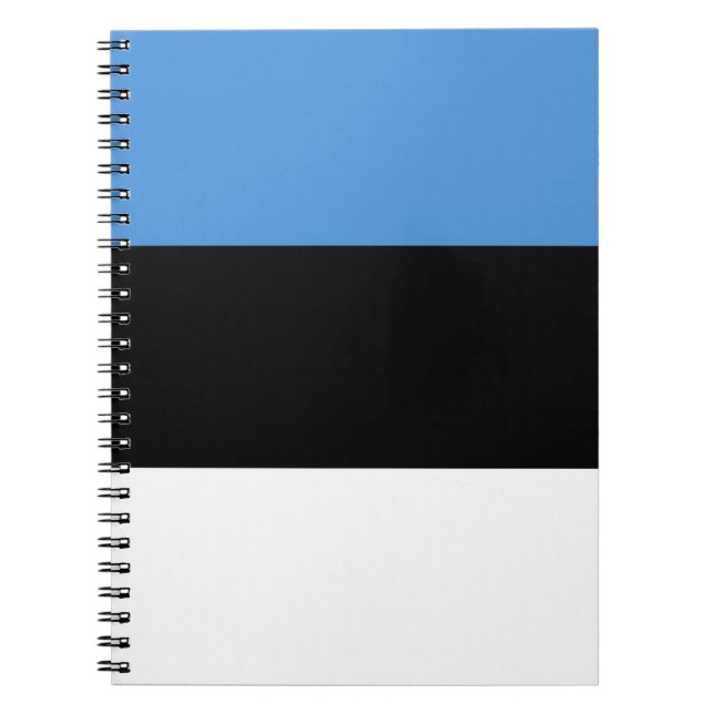 Cuaderno Bandera de Estonia (Frente)