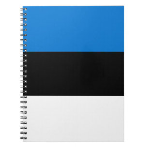 Cuaderno Bandera de Estonia