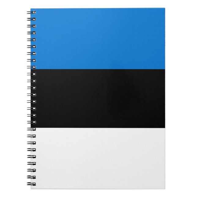 Cuaderno Bandera de Estonia (Frente)