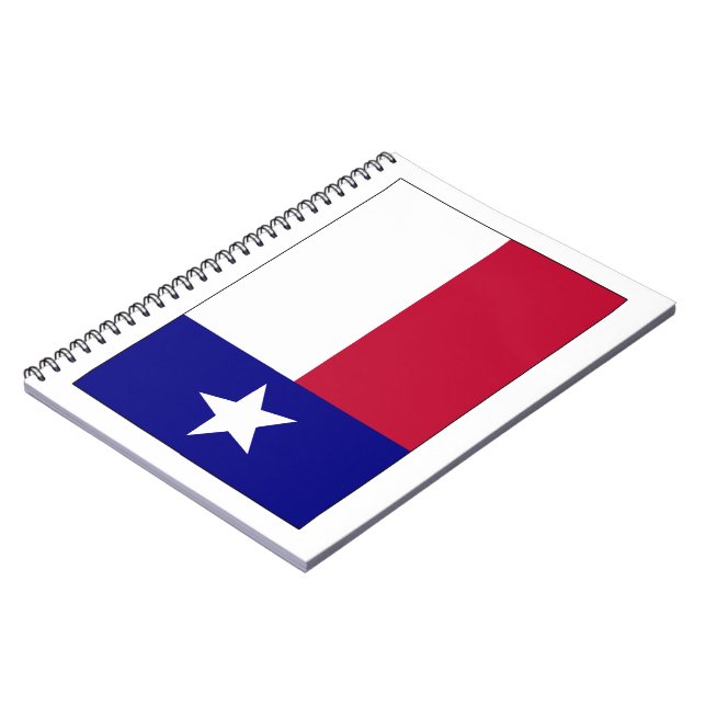 Cuaderno Bandera de estrella solitaria de Texas (Lado Izquierdo)