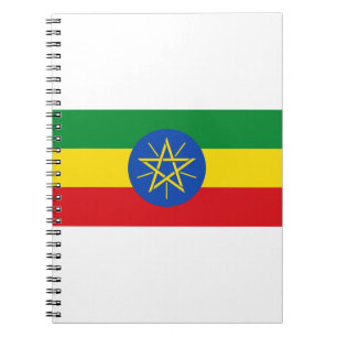 Cuaderno Bandera de Etiopía
