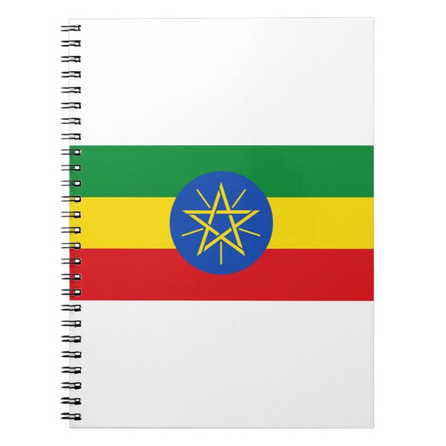 Cuaderno Bandera de Etiopía (Frente)