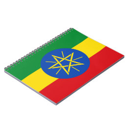 Cuaderno Bandera de Etiopía