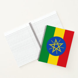 Cuaderno Bandera de Etiopía