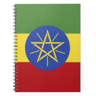 Cuaderno Bandera de Etiopía
