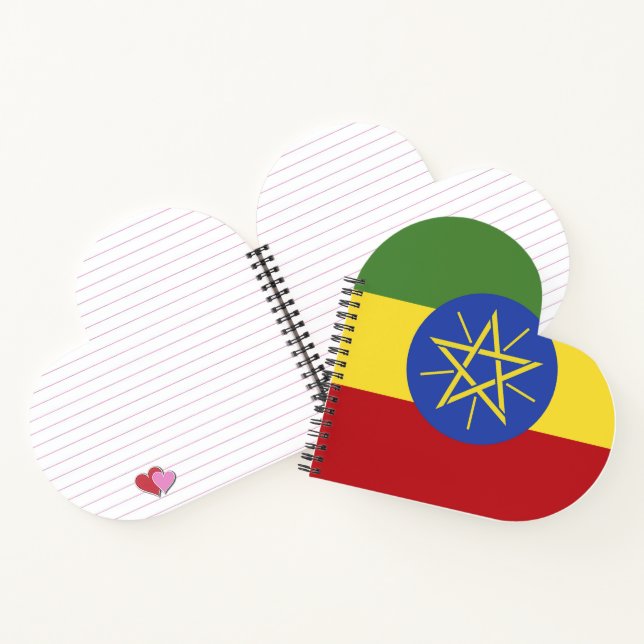 Cuaderno Bandera de Etiopía (Interior)