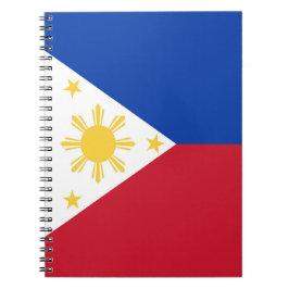 Cuaderno Bandera de Filipinas