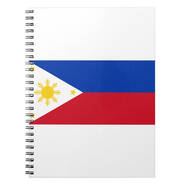 Cuaderno Bandera de Filipinas (Frente)