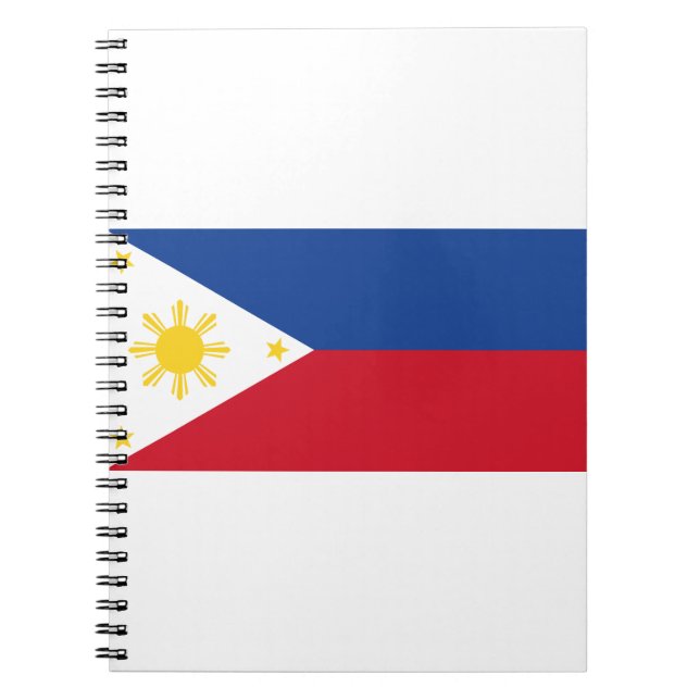 Cuaderno Bandera de Filipinas (Frente)