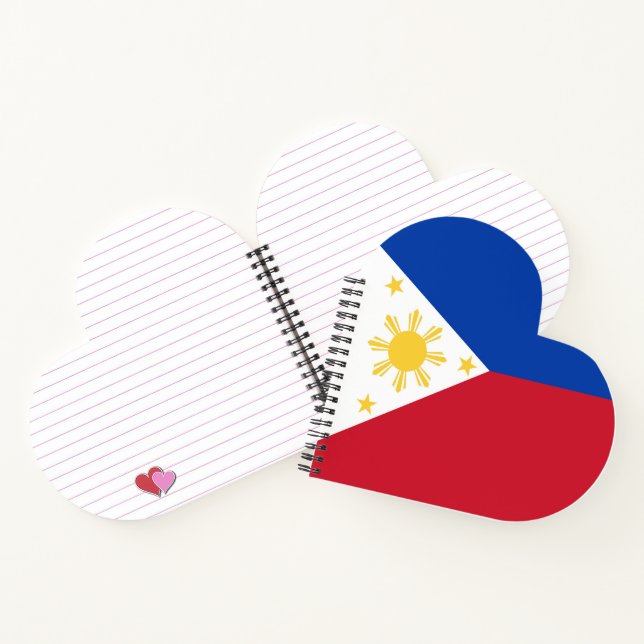 Cuaderno Bandera de Filipinas (Interior)