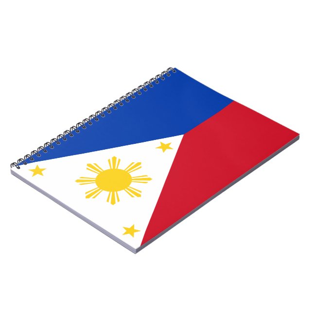 Cuaderno Bandera de Filipinas (Lado Izquierdo)