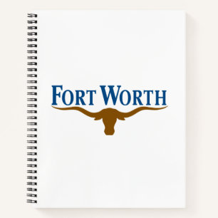 Cuaderno Bandera de Fort Worth (Texas)